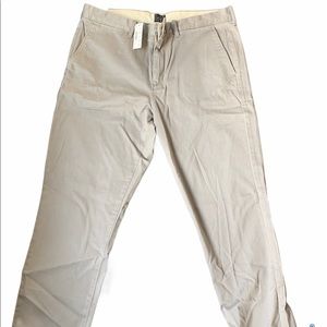 J Crew 770 straight stretch pants.  Gray 34x32